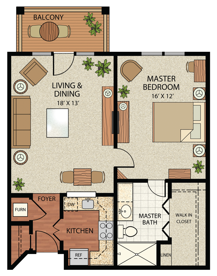 One Bedroom Senior Apartments In St Louis The Gatesworth